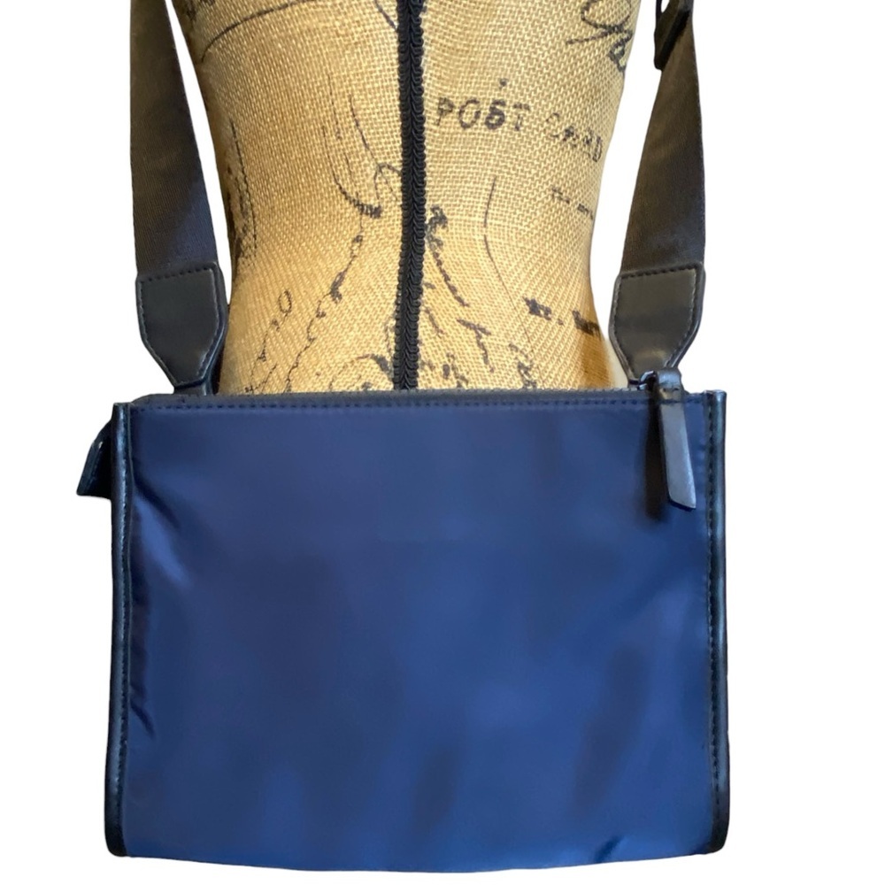 DKNY Blue Nylon Thin Mini Crossbody Bag - Picture 4 of 12